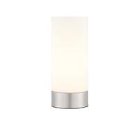 Endon 67517 Dara 1lt Table Brushed nickel plate & opal glass 40W E14 candle (Required)