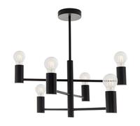Ditton 6 Ceiling Light 553mm black