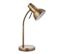 Endon 76646 Amalfi 1lt Table Antique brass plate 7W LED GU10 (Required)