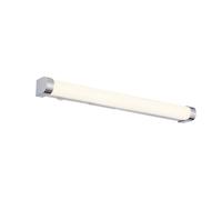 Endon 76656 Moda 1lt Wall White ribbed & chrome effect plastic 15W LED tape module (SMD 2835) Daylight White