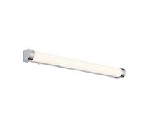 Endon 76656 Moda 1lt Wall White ribbed & chrome effect plastic 15W LED tape module (SMD 2835) Daylight White