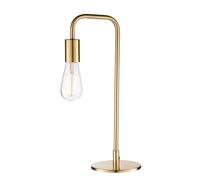 Endon 77117 Rubens 1lt Table Satin brass plate 40W E27 GLS (Required)