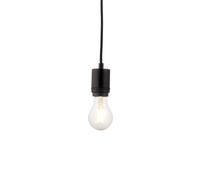 Endon 80637 Studio 1lt Pendant Matt black 40W E27 GLS (Required)