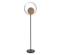 Endon 92879 Cal 1lt Floor Brushed nickel plate & matt black 10W LED E27 (Required)
