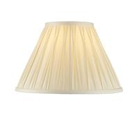 Endon 94352 Chatsworth 1lt Shade Ivory silk 60W E27 or B22 GLS (Required)