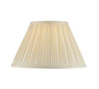Endon 94353 Chatsworth 1lt Shade Ivory silk 60W E27 or B22 GLS (Required)