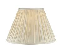 Endon 94354 Chatsworth 1lt Shade Ivory silk 60W E27 or B22 GLS (Required)