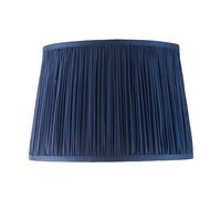 Endon 94384 Wentworth 1lt Shade Midnight blue silk 60W E27 or B22 GLS (Required)