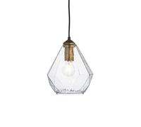 Ebbe Single Pendant Light Antique Gold Paint Clear Glass Netlighting Clear One Size