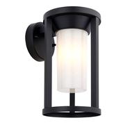 Endon 96916 Braden 1lt Wall Textured black & white pc 10W LED E27 (Required)