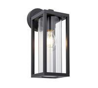 Ensora Lighting Sean Outdoor Wall Light, Black