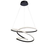 Ceiling Light Black Dune LED Matt Pendant Endon 97632