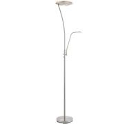 Endon Alassio Decorative Satin Chrome LED Mother & Child Standing Floor Lamp