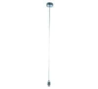 Endon Cable set 61807 – 1-light pendant, chrome plate, 60W E27 GLS