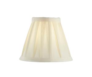 Endon CARLA-6 Carla 1lt Shade Cream fabric 40W E14 or B22 candle (Required)