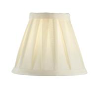 ENDON CARLA 6" PLEATED SHADE CREAM FABRIC