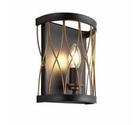 Ensora Lighting Zuri Wall Light, Black