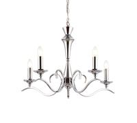 Endon Kora 5lt pendant 40W Chrome effect plate