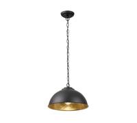 ENDON LIGHTING COLMAN SINGLE PENDANT (MATT BLACK