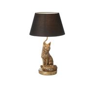 Endon Lighting Endon Fox Single Light Table Lamp In Gold Finish