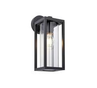 Ensora Lighting Sean Outdoor Wall Light, Black