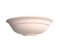 Endon UG-WB-G Hillside 1lt Wall Unglazed ceramic 60W E27 GLS (Required)