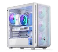 ENDORFY Arx 700 White ARGB, gaming pc case ATX, 4xARGB 140mm fans included, top and front made of airy mesh, space for two radiators up to 360mm AIO water cooling