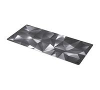 ENDORFY Crystal Black XL - Smooth mouse pad for high precision, edged edges, balanced glide, easy to wipe clean, non-slip rubber base, stylish design, black (900 × 400 × 3 mm)