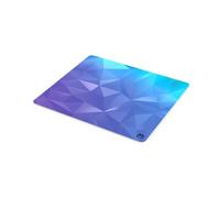 ENDORFY Crystal Blue L - Smooth mouse pad for high precision, edged edges, balanced glide, easy to wipe clean, non-slip rubber base, stylish design, blue (450 × 400 × 3 mm)
