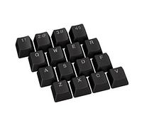 ENDORFY PBT Keycaps, Set of 124 Keycaps, Clear Writing, Durable and Inerasable PBT Material, US ANSI Layout | EY0E001, Black