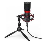 ENDORFY Solum Streaming T, Microphone PC Plug&Play USB for gaming, streaming, podcasts, ASMR, compatible with PC, Mac, PS4, PS5, Xbox, mute button, pop filter, tripod stand