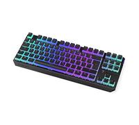 ENDORFY Thock TKL Wireless DE Kailh Box Brown Pudding, Removable Cable, Bluetooth and 2.4 GHz Wireless, Pudding PBT Double-Shot Keycaps, Hot-Swap Function, German Layout QWERZ EY5D016