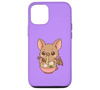 Endo's Pipistrelle Bat Eating Ramen Noodle Kawaii Cute Funny Case for iPhone 12/12 Pro
