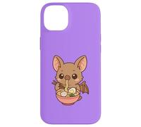 Endo's Pipistrelle Bat Eating Ramen Noodle Kawaii Cute Funny Case for iPhone 14 Plus
