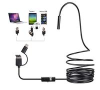 Endoscope, 3-in-1 Type-C USB inspection camera, 6 Adjustable Led Light,Inspection Camera Borescope,for Android mobile phone tablet PC desktop computer, Waterproof (1.5)