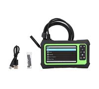Endoscope Borescope Camera 8mm Lens 4.3in LCD Screen IP67 1080P HD Inspection Tool for Automotive Mechanical Maintenance ABS Material 3000mAh Battery (Green)
