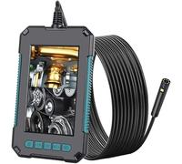 Endoscope Camera, 4.3 Inch Screen Dual Lens Endoscope Microscope Inspection Borescope Camera 3in1 USB Otoscope(1m)