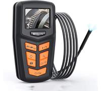 Endoscope Camera, 5.5mm 1080P Snake Camera Industrial Endoscope Handheld Automotive Borescope Inspection Camera Hidden Semi-Rigid Cable