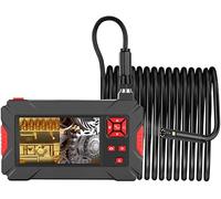 Endoscope Camera, Dual Lens Industrial Endoscope Camera 1080p Boroscope Pipe Inspection Camera Flexible Camera Snake with 4.3 inch Screen(2m)