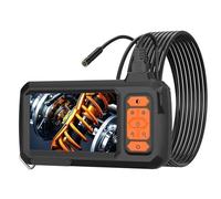 Endoscope Camera, Endoscope Camera 1080P 8mm Single Dual Lens 100M Cable 4.3'' IPS Screen Pipe for Home Pipe, Car(2m)