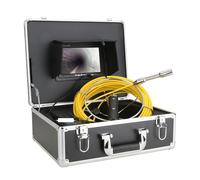 Endoscope Camera, Endoscopic Camera, Sewer With 7 Inch Monitor DVR Pipe Inspection Video With Automatic Self-Clearing 51 2Hz Locator 2 Mm IP68 HD 1000TVL Te for Home Pipe, Car(30m)