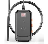 Endoscope Camera, F260 Endoscope Camera Real 5.0mp HD1920P 3X Digital Zoom 8MM Lens 8 LED lights Rigid Cable IP68 Waterproof Borescope Camera(1m)