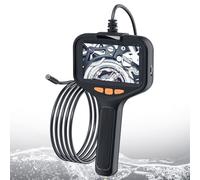 Endoscope Camera,HD With Screen Handheld Car Detector,8mm Lens Borescope Camera With Lights,Industrial Automotive Maintenance For Wall/Automotive/Engine Inspect