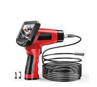 Endoscope Camera, Sewer Camera Industrial Endoscope 8.5mm 1080p HD Digital Dual Lens Waterproof Borescope 4.3 Inch Lcd Snake for Home Pipe, Car(5m,3.9mm Single Lens)