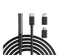 Endoscope Camera Single&Dual 8MM Lens Waterproof Borescope Smart Phone Car Sewer Inspection HD Image(1m,Single Suit)