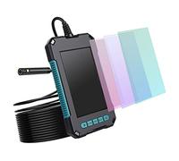 Endoscope Camera With Screen And Light Up And Down, Borescope Inspection Camera Dual Lens Borescope 2.0 Megapixels With 4.3" IPS Screen And 8+1 LED Lights, 32GB Card 2600 mAh