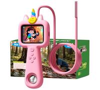 Endoscope for Kids, Borescope Snake Camera Toy with Lights, STEM Educational Science Toy for Boys & Girls Age 3~12, Perfect for Camping, Nature Exploration Activities, Birthday & Christmas (Pink)