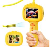 Endoscope for Kids, Snake Camera with Lights, STEM Educational Science Toy for Outdoor Garden Camping Nature Exploration, Best Birthday Gifts for Boys & Girls Aged 4,5,6,7,8,9,10 Years Old (Orange)