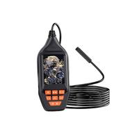 Endoscope Inspection Camera, 1080P Flexible Industrial Borescope With Screen Portable Bendable Inspection Camera For Home Maintenance HVAC Pipe And Engine Check,for Car, Wall, Drain Pipe(Dual lens)