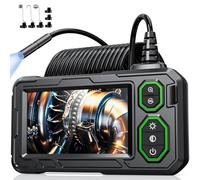 Endoscope Inspection Camera, Hopefox 4.3'' IPS Screen 1080P HD Borescope Inspection Camera with 8 LED Lights, IP67 Waterproof EndoscopeCamera with Light, 16.5ft Flexible DrainCamera